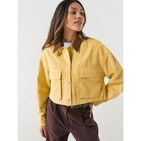 Free People Martha Workwear Jacket - Yellow