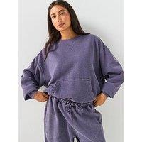 Free People Slow It Down Pullover - Grey