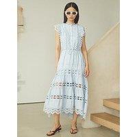 Jovanna Irida Lace Dress - Blue