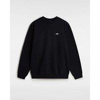 Vans Mens Chest Logo Crew Neck Sweatshirt - Black