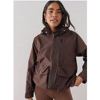 The Very Collection Short Waterproof Jacket - Brown