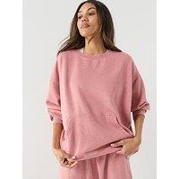 Free People Slow It Down Pullover - Pink