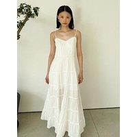 Jovanna Aneta Midaxi Dress - White