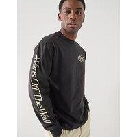 Vans Mens Advanced Vee Long Sleeve T-Shirt - Black