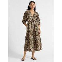 Albaray Animal Iconic Dress - Brown