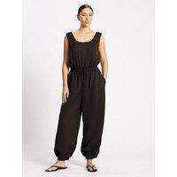 Albaray Tencel Jumpsuit - Brown
