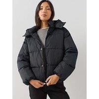 The Very Collection Short Padded Coat - Black