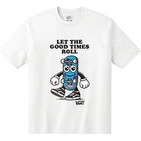 Vans Boys Lil Roller T-Shirt - White
