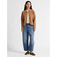 Albaray Compact Knit Jacket - Beige