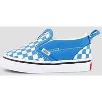 Vans Infant Slip-On Checkerboard Shoes - Blue