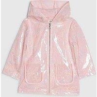 River Island Mini Girls Flower Raincoat - Multi