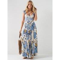 Free People Sasha Maxi - Blue