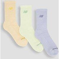 New Balance Embroidery Seasonal Midcalf 3 Pack Socks - Multi