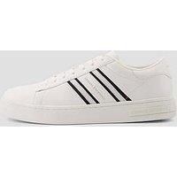 Armani Exchange Side Stripe Cupsole Trainers - Off White