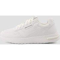 Armani Exchange Dusseldorf Pu Mesh Trainer - Off White