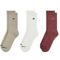 New Balance Nb Black Patch Logo Seasonal Crew - 3 Pack - Multi