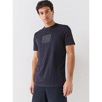 Armani Exchange Box Logo T-Shirt - Navy