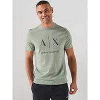 Armani Exchange Slim Fit Ax Chest Logo T-Shirt - Green