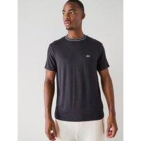 Armani Exchange Slim Fit Viscose T-Shirt - Navy