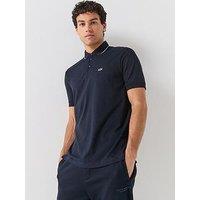 Armani Exchange Slim Fit Tipped Polo Shirt - Navy