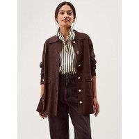Monsoon Nina Knitted Jacket - Brown