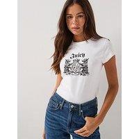 Juicy Couture Dog Crest Baby T-Shirt - White