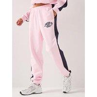 Juicy Couture College Crest Cuffed Trackpants - Pink