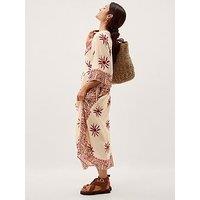 Monsoon Sunnie Midi Dress - Cream