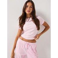 Juicy Couture Baby Cropped T-Shirt - Pink