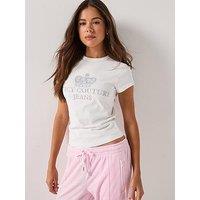 Juicy Couture Heritage Hilton T-Shirt - White