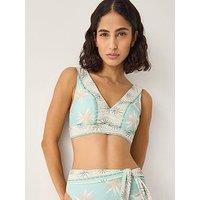 Monsoon Tashie Bikini Top - Blue