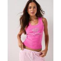 Juicy Couture Gothic Crown Vest - Pink