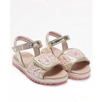 Lelli Kelly Emerald Metallic Beaded Sandal - Gold