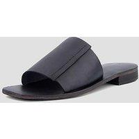 Free People Verona Slide Sandals - Black