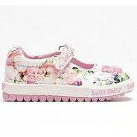Lelli Kelly Serena Dolly Scarpa Beaded Mary-Jane Shoe - White