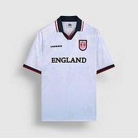 Umbro Mens Football England Jersey - White