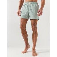 Gant Logo Swim Shorts - Light Grey