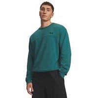 Under Armour Mens Training Rival Terry Crew - Green