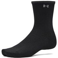Under Armour Mens Running Velociti Crew Socks - Black