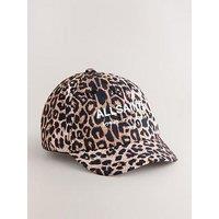 Smallsaints Older Girls Logo Leopard Cap - Black - Brown