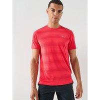 Under Armour Mens Running Velociti Short Sleeve T-Shirt - Red