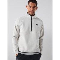 Under Armour Mens Training Unstoppable Fleece 1/2 Zip - White