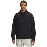 Under Armour Mens Training Unstoppable Fleece 1/2 Zip - Black