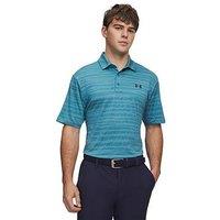 Under Armour Mens Golf Playoff Short Sleeve Polo - Blue