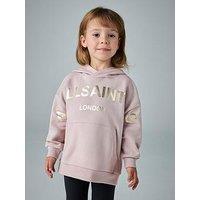 Smallsaints Younger Girls Graphic Letter Hoodie - Pink
