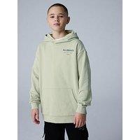 Smallsaints Boys Underground Logo Back Print Hoodie - Green