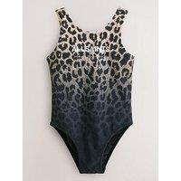 Smallsaints Girls Leopard Ombre Swimsuit - Multi