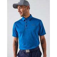 Under Armour Mens Golf Tech Short Sleeve Polo - Blue