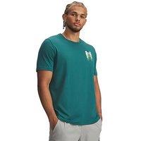 Under Armour Mens Training Branded Short Sleeve T-Shirt - Green