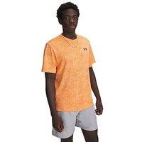 Under Armour Mens Training Tech Short Sleeve Crew - Orange